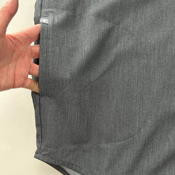 Figs Rafaela Womens Size Small Graphite Gray Cap Sleeve Oversized Scrub Top Boxy - Picture 6 of 10